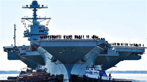 The Largest Aircraft Carrier In The World Uss Gerald R Ford