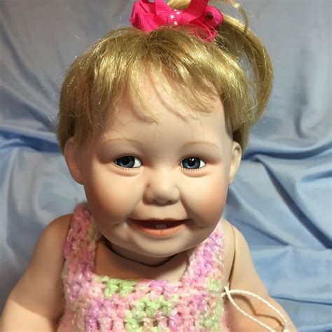 Vintage Ashton Drake Galleries Porcelain Realistic Baby Doll Cute As A