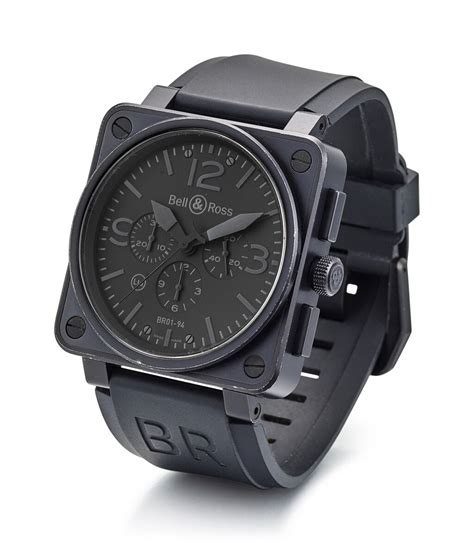 Bell And Ross Br 01 Reference Br01 94 S A Limited Edition Blackened Stainless Steel