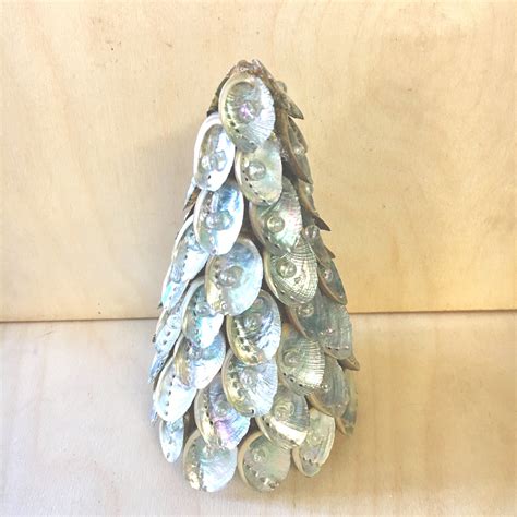 Abalone Shell Tree Ornament Beach Christmas Ornaments Oyster Shell