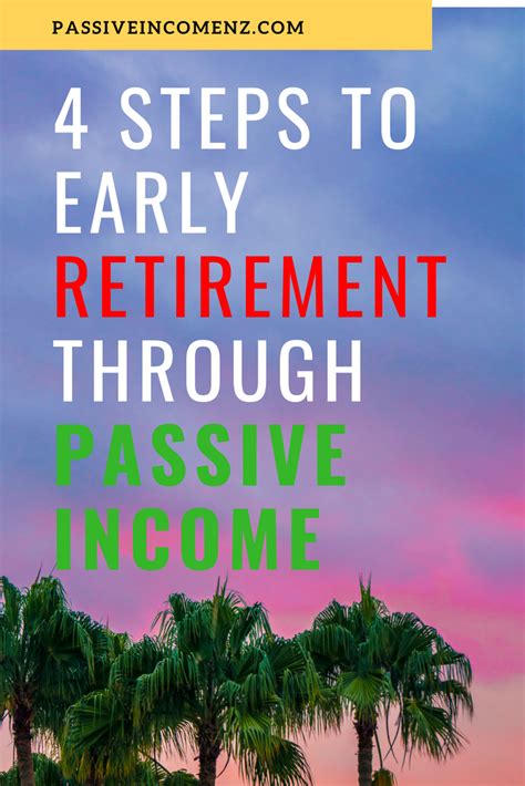 4 Steps To Early Retirement Through Passive Income Early Retirement