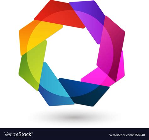 Abstract Logo Shape Royalty Free Vector Image Vectorstock