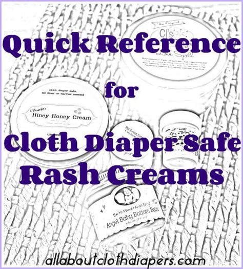 Cloth Diaper Safe Diaper Rash Creams Updated Again