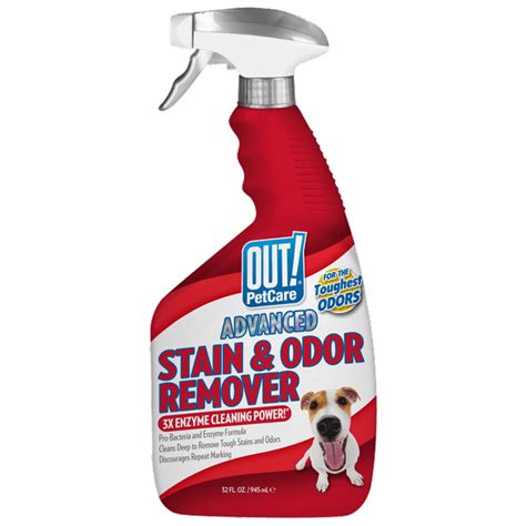 Out Advanced Pro Bacteria Pet Stain Odor Remover 32 Fluid Ounce