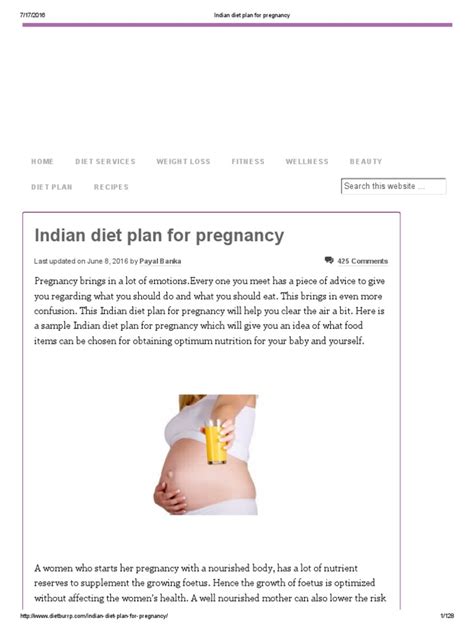 Indian Diet Plan For Pregnancy Home Diet Services Weight Loss Fitness