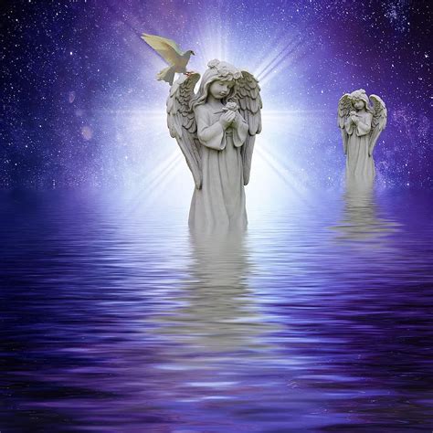 Angel Guardian Angel Mystic Hope Faith Heavenly Religion Pikist
