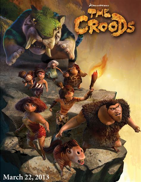 Teaser Poster For DreamWorks Animations The Croods Scannain