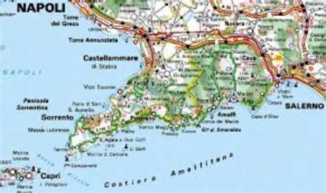 Amalfi Coast Naples Italy Map Shared Tours From Naples Port With