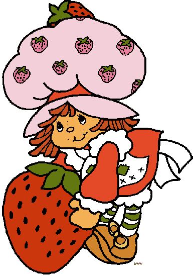 Strawberry Shortcake Classic Cartoon Clip Art Library