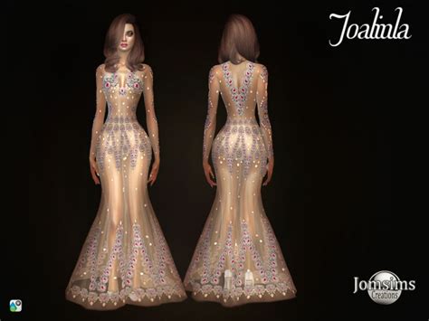 Joalinla Dress By Jomsims At Tsr Sims 4 Updates