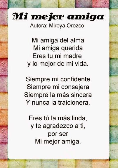 Mamá Es Nuestra Mejor Amiga Por Ello Estos Poemas De Amistad Son