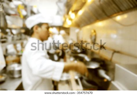 Motion Chefs Restaurant Kitchen Stock Photo 354757670 Shutterstock