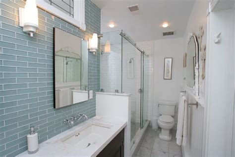 Most bathrooms are clad with tiles because tiles are very functional, durable, easy to wash and maintain and they look cool. 15 Beautiful Glass Bathroom Tile Designs