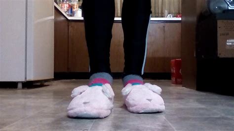 My Pink New Fluffy Slippers Can You Guess What They Are Youtube
