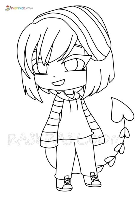 Gacha Life Coloring Pages Unique Collection Print For Free Chibi