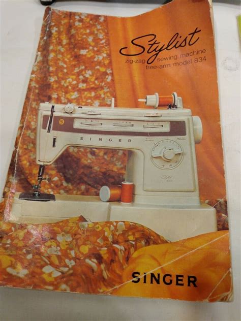 Singer Vintage Stylist 834 Zig Zag Free Arm Sewing Machine Etsy