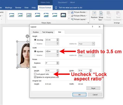 How To Make A Passport Size Picture In Microsoft Word