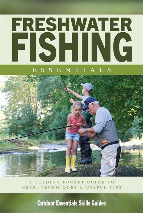 Freshwater Fishing Essentials Folding Waterproof Pocket Guide