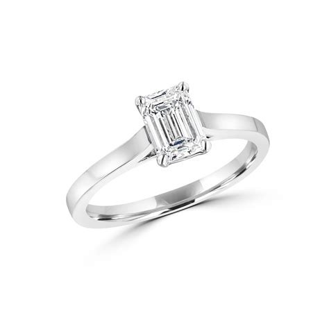 Emerald Cut Engagement Rings London Diamonds Hatton Garden