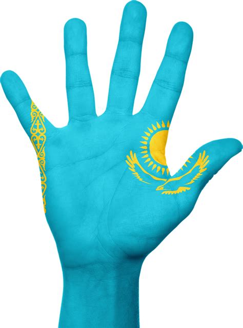 Kazakhstan Flag Hand Free Image On Pixabay