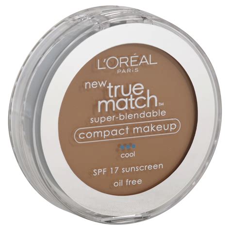 L'Oreal True Match Super-Blendable Compact Makeup, Cool, Shell Beige C4, 0.3 oz (8.5 g) - Beauty ...