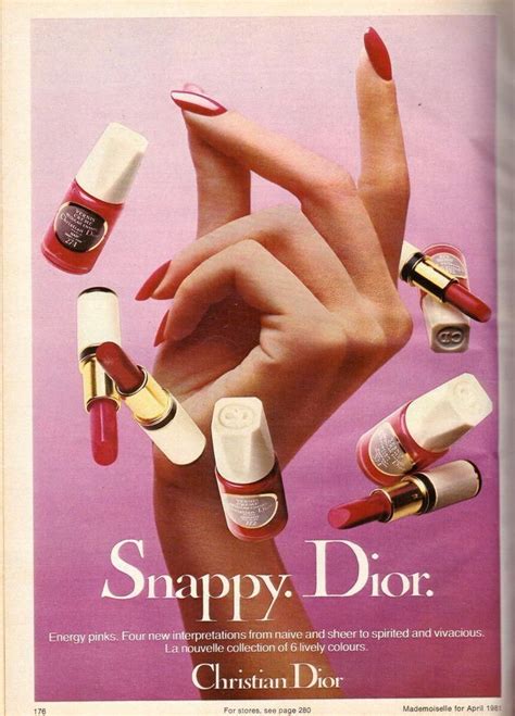 1981 Christian Dior Cosmetics Makeup Print Advertisement Ad Vintage Vtg 80s Ebay