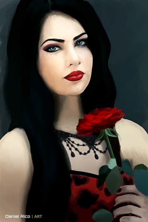 Artstation Gothic Girl Portrait