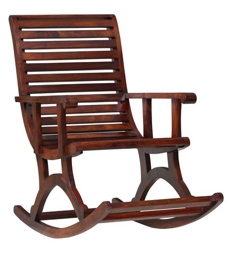 Buy Wellesley Solid Wood Rocking Chair In Honey Oak Finish By