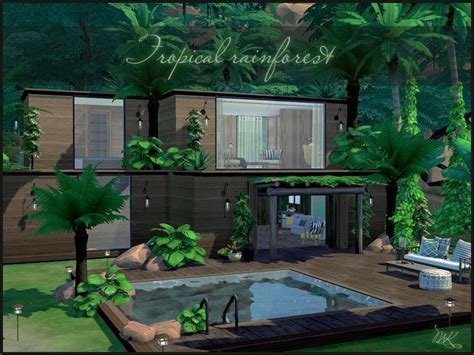 Martinakerrs Tropical Rainforest Sims House Sims Freeplay Houses