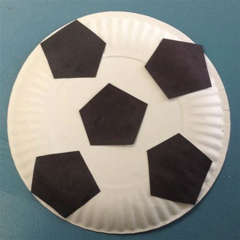 Simple Soccer Ball Craft For Kids