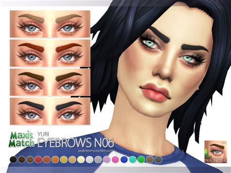 Sims 4 Maxis Match Eyebrow 6 The Sims Book