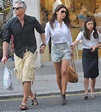 Danielle Lineker makes a spring style statement in floral shorts during ...