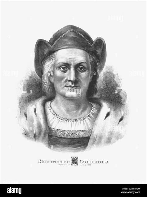 Christopher Columbus Portrait Black And White Stock Photos And Images Alamy