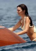 Emily Ratajkowski Sizzles In A Cream Bikini While Enjoying A Day On A