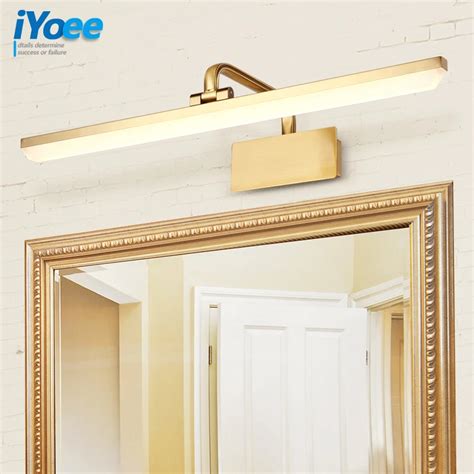 Modern Bathroom Led Wall Lamp Lights With Adjustable Goldwhiteblack