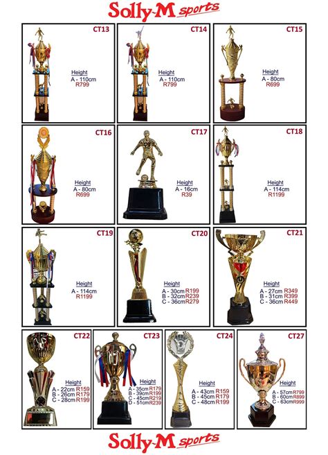 Trophies Solly M Sports Online Store