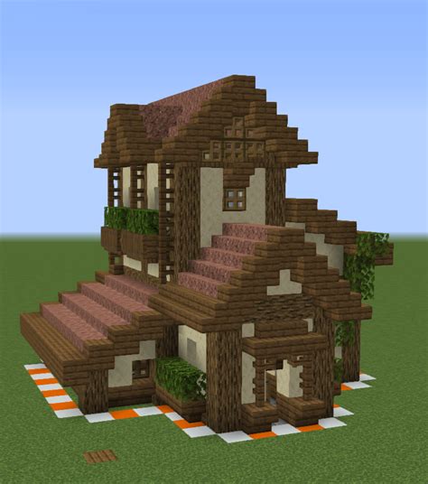 Starter House Using 5x5 Method Minecraft