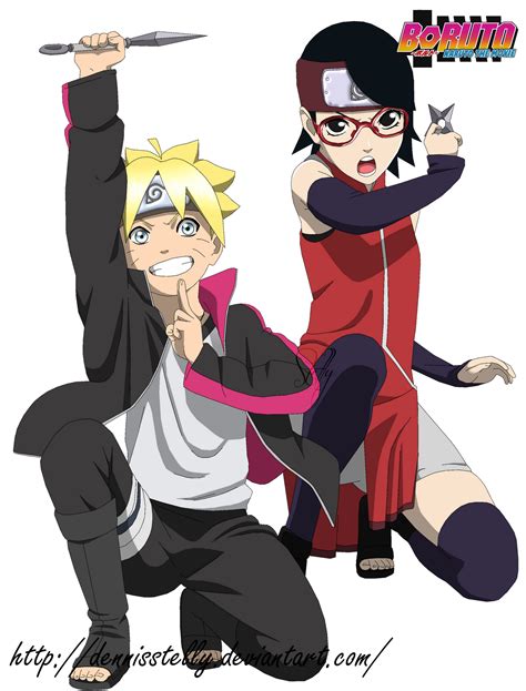 Boruto E Sarada Boruto The Movie By Dennisstelly On