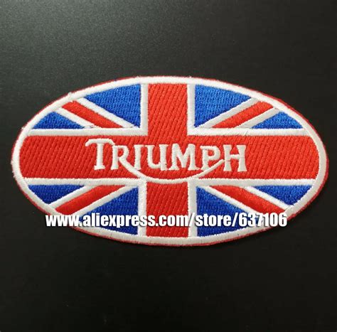 New Arrived Triumph Patches Badges Of Embroidered Iron On Motorcycles