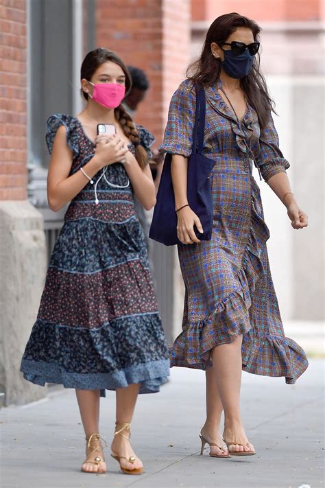 Katie Holmes And Suri Cruise Out In Nyc 08232020 Celebmafia