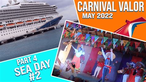 Did We Do Sea Day Brunch Carnival Valor Cruise Vlog 2022 Part 4 Sea