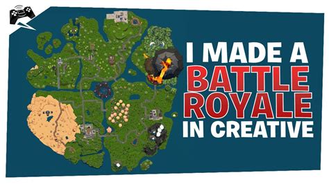 I Made A Battle Royale Map In Fortnite Creative Youtube