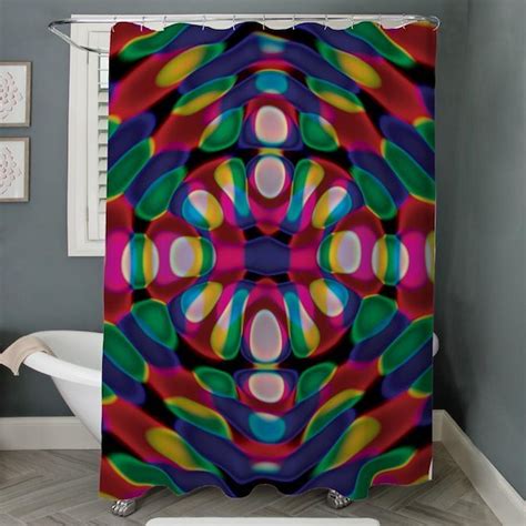 Colorful Funky Shower Curtain By Expressions Cafepress