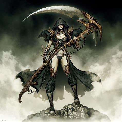 Lady Grim Reaper By Genzoman On Deviantart Artofit