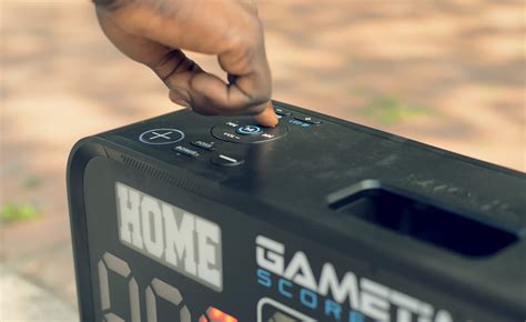 Gametime Portable Scoreboard And Audio Player Gadget Flow