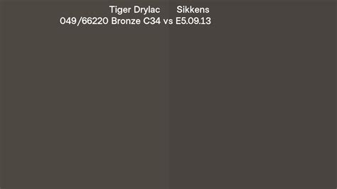 Tiger Drylac 049 66220 Bronze C34 Vs Sikkens E5 09 13 Side By Side