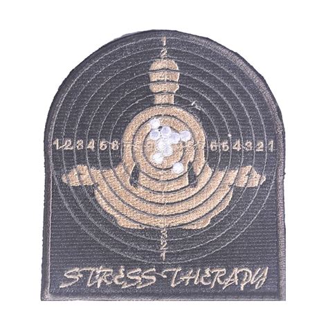 Stress Therady Humanoid Target Tactical Morale Patch Awesome Military