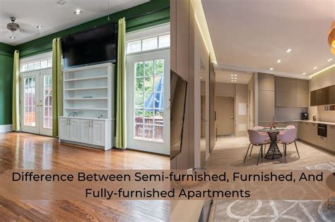 Difference Between Semi Furnished Furnished And Fully Furnished
