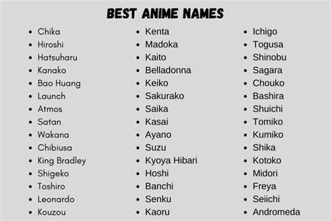 Top More Than Anime Nickname Ideas Super Hot In Cdgdbentre