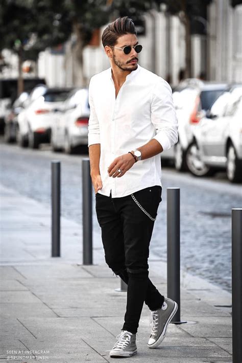 smartes streetstyle männeroutfit im sommer look in 2021 männer outfit herren outfit herren